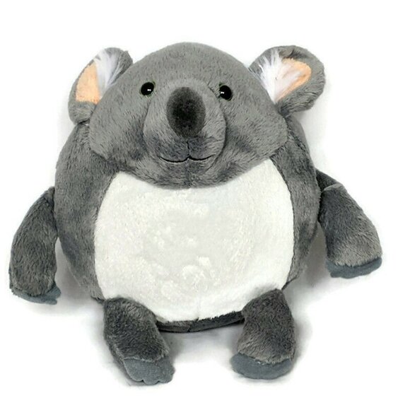 Goof Ballz Kiely Koala Bear Round Gray Plush - Picture 1 of 6